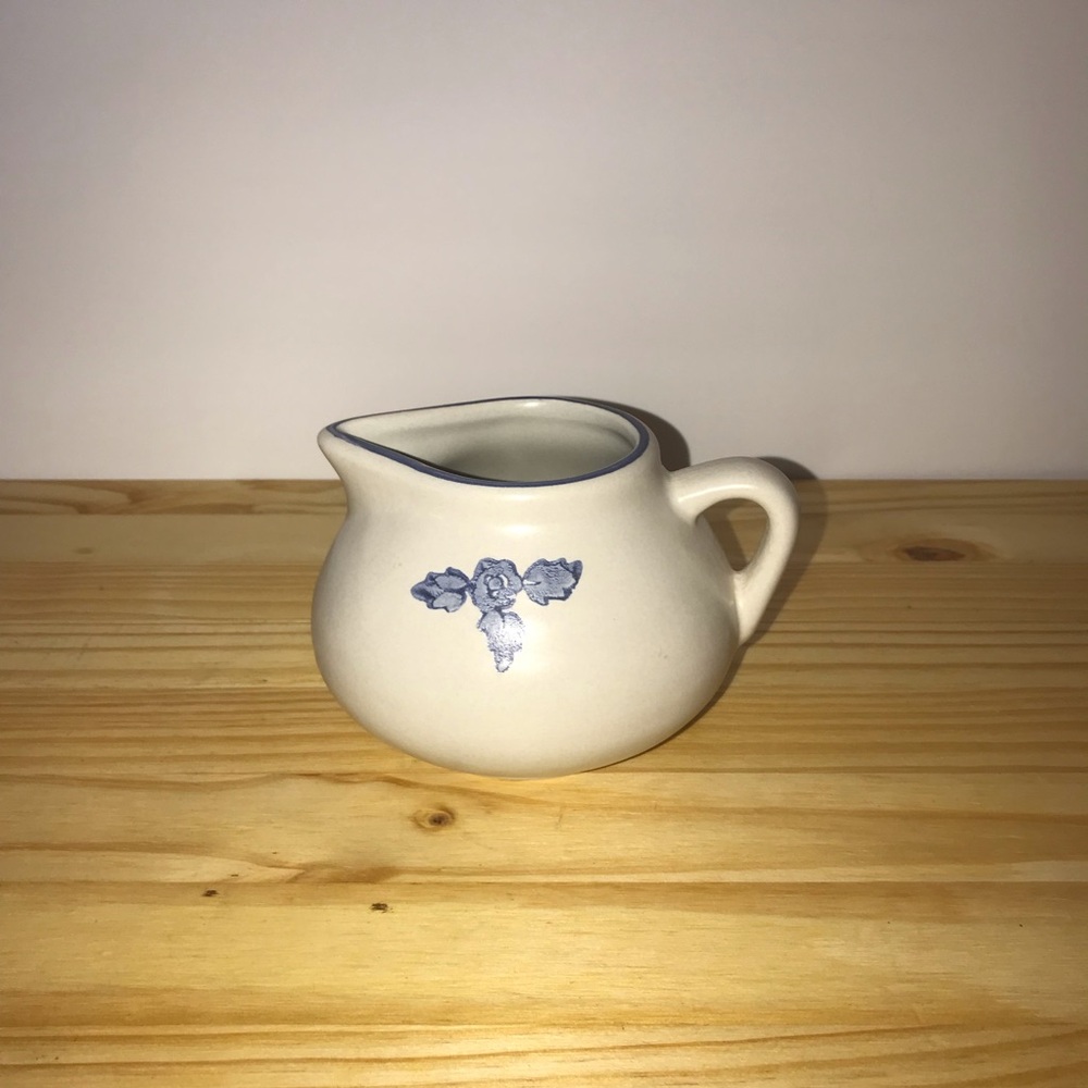 Vintage stoneware cream server